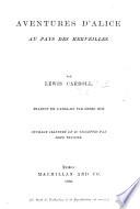 Aventures d'Alice au pays des merveilles