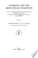 Averroes and the Aristotelian Tradition