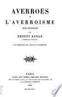 Averroès et l'averroïsme