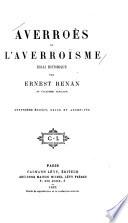 Averroès et la̓verroïsme