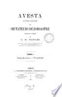 Avesta, tr. par C. de Harlez