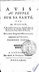 Avis au peuple sur sa santé