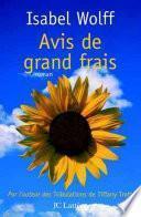 Avis de grand frais