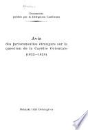 Avis des jurisconsultes étrangers sur la question de la Carélie orientale (1922-1923)