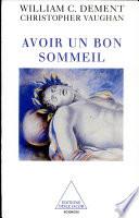 Avoir un bon sommeil