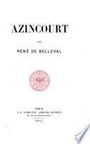 Azincourt par René de Belleval