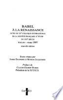 Babel à la Renaissance