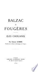 Balzac à Fougères
