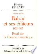 Balzac et ses éditeurs