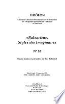 Balzacien, styles des imaginaires