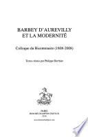 Barbey d'Aurevilly et la modernité