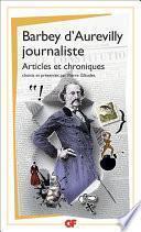 Barbey d'Aurevilly journaliste