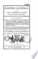 Barême général, ou Les comptes faits de tout ce qui concerne les nouveaux poids, mesures et monnoies de la France