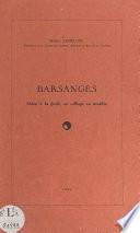Barsanges