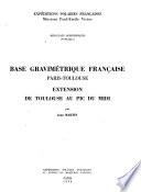 Base gravimétrique française Paris-Toulouse