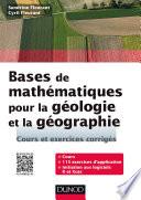 Bases de mathématiques pour la géologie et la géographie