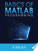 Basics of MATLAB Programming