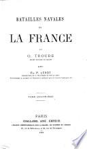 Batailles navales de la France, par O. Troude. Publié par P. Levot