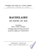 Baudelaire, Les Fleurs du mal,