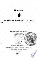 Beauties classical English poetry by Boniface and Stone