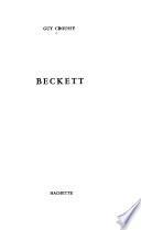 Beckett. - [Paris]: Hachette(1971). 233 S. 8°