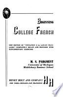 Beginning College French