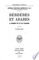 Berbères et Arabes