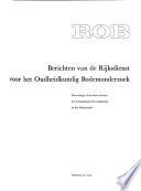 Berichten van de Rijksdienst voor het Oudheidkundig Bodemonderzoek