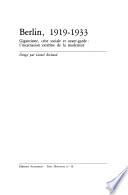 Berlin, 1919-1933