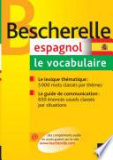 Bescherelle Espagnol : le vocabulaire