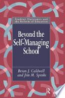 Beyond the Self-managing School