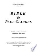Bible de Paul Claudel