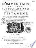 Bible en latin et en françois, avec un commentaire littéral et critique
