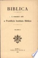 Biblica: Vol.3