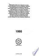 Bibliografía jurídica de la integración europea