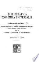 Bibliographia economica universalis