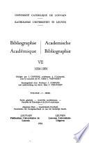 Bibliographie académique