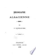 Bibliographie alsacienne