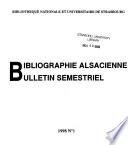 Bibliographie alsacienne