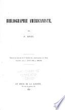 Bibliographie américaniste