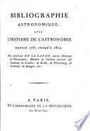 Bibliographie astronomique