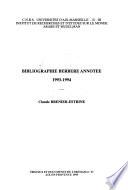 Bibliographie berbère annotée