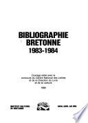 Bibliographie bretonne, 1983-1984