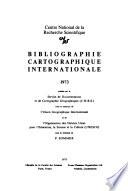 Bibliographie cartographique internationale