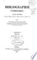 Bibliographie catholique