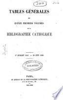Bibliographie catholique
