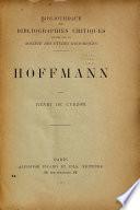 Bibliographie critique de Hoffmann