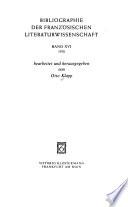 Bibliographie d'histoire littéraire française