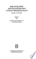 Bibliographie d'histoire littéraire française