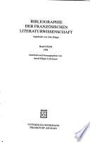 Bibliographie d'histoire littéraire française